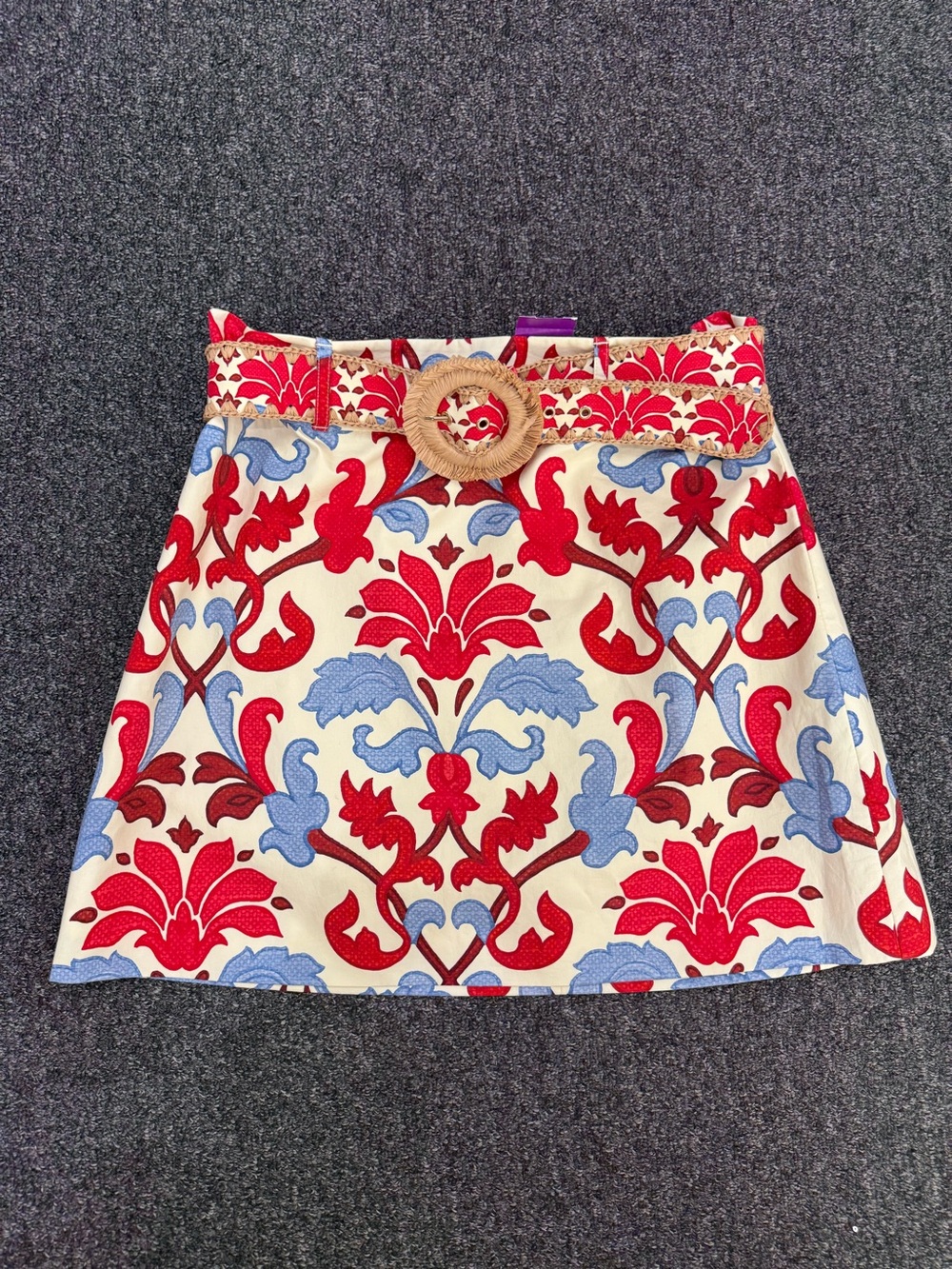 NWT Cara Cara Floral Mini SKIRT Sz 14